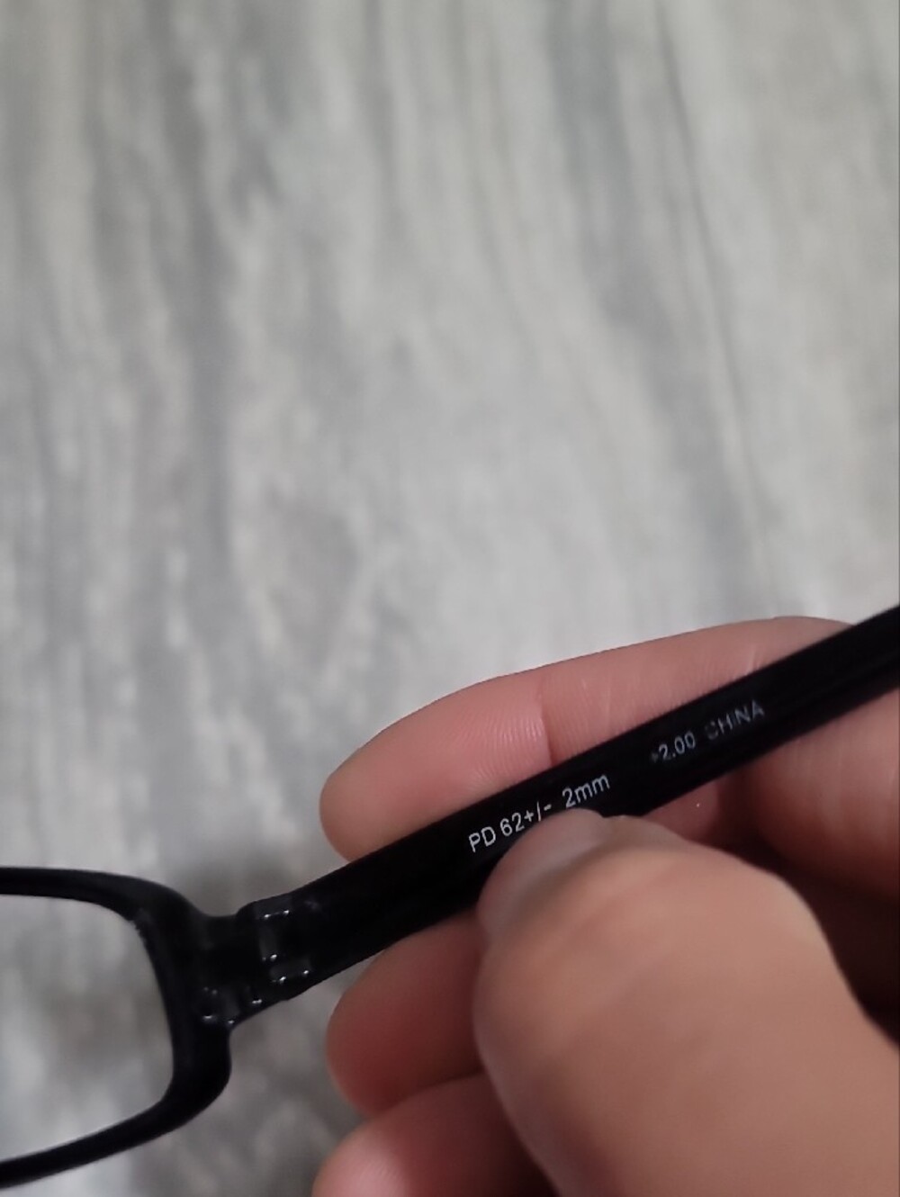 Fashion Crystal Black Rectangular Eyeglasses - No Lens - Picture 4 of 4